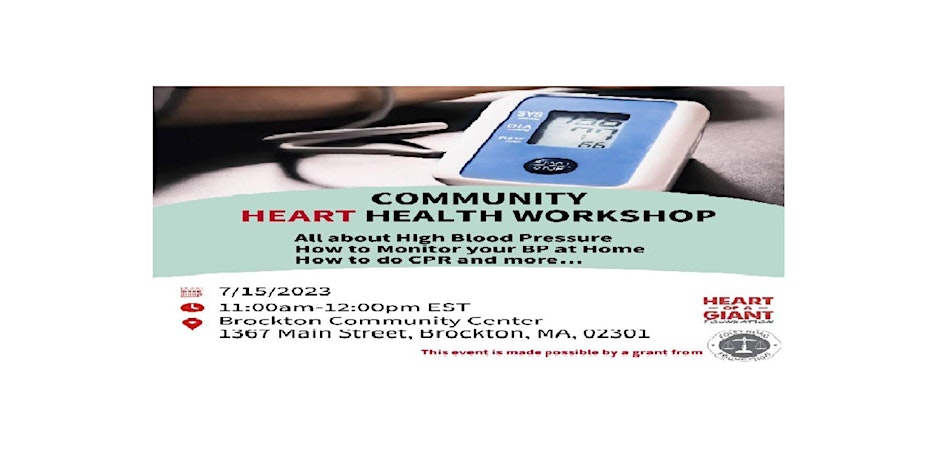 Community Heart Health: All About Blood Pressure