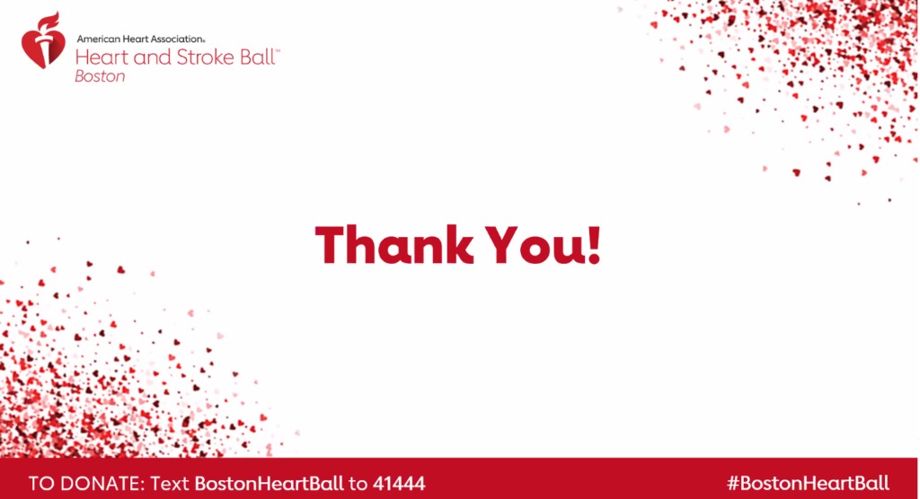 Heart And Stroke Ball – Thank You.